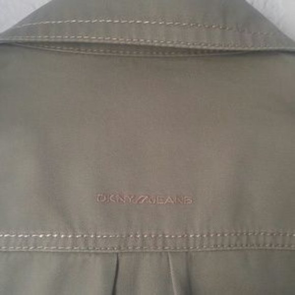 0514 DKNY Jeans-Donna Karan Cotton Unlined Jacket SZ L - Picture 6 of 8